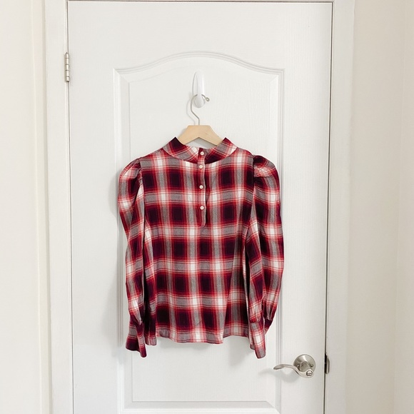 Gap Plaid Blouse - Picture 2 of 5